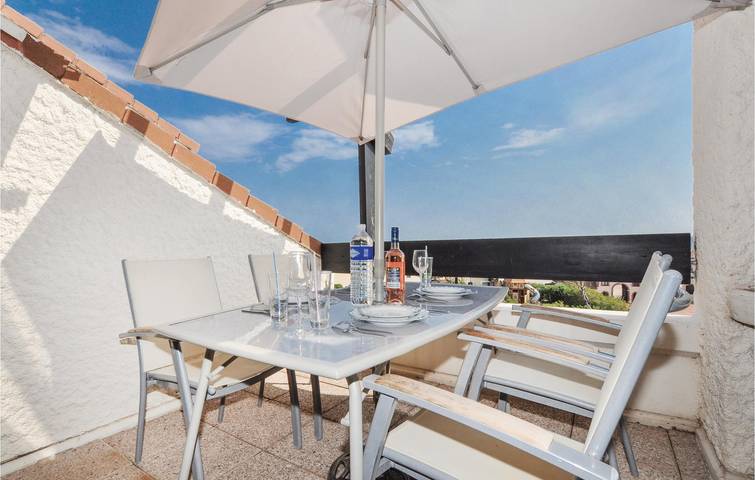 Location de vacances pour 4 personnes, avec Terrasse à Le Barcarès
