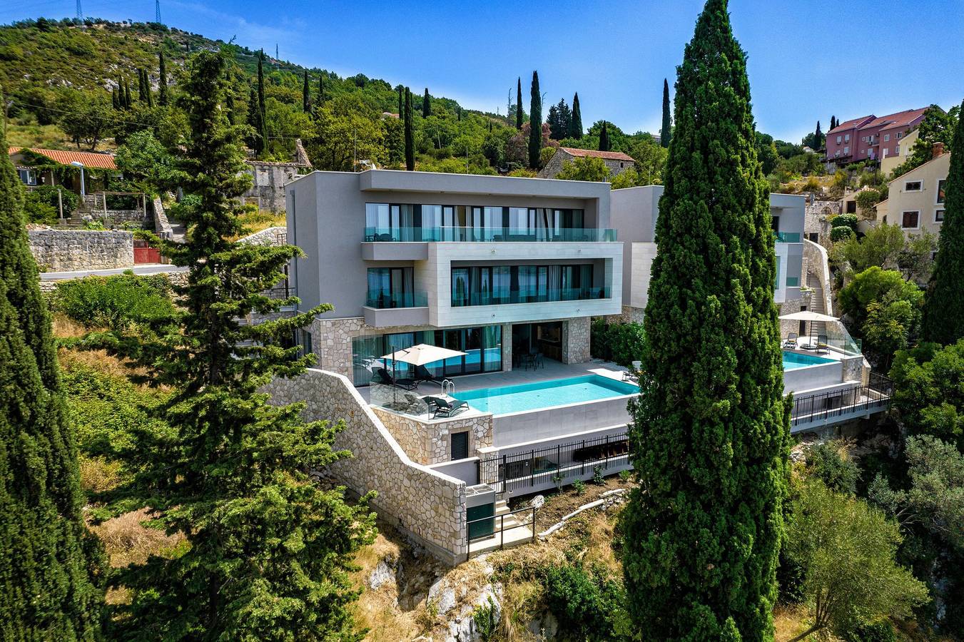 Villa für 10 Personen mit Garten in Orasac, Grad Dubrovnik