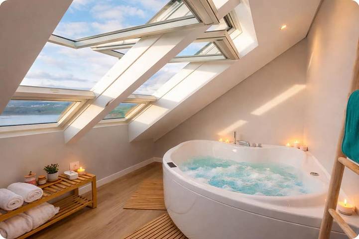 Appartement de vacances pour 2 personnes, avec jardin ainsi que balcon et jacuzzi - 1