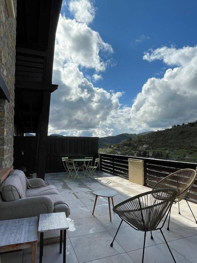 Appartement de vacances pour 4 personnes, avec jardin et vue