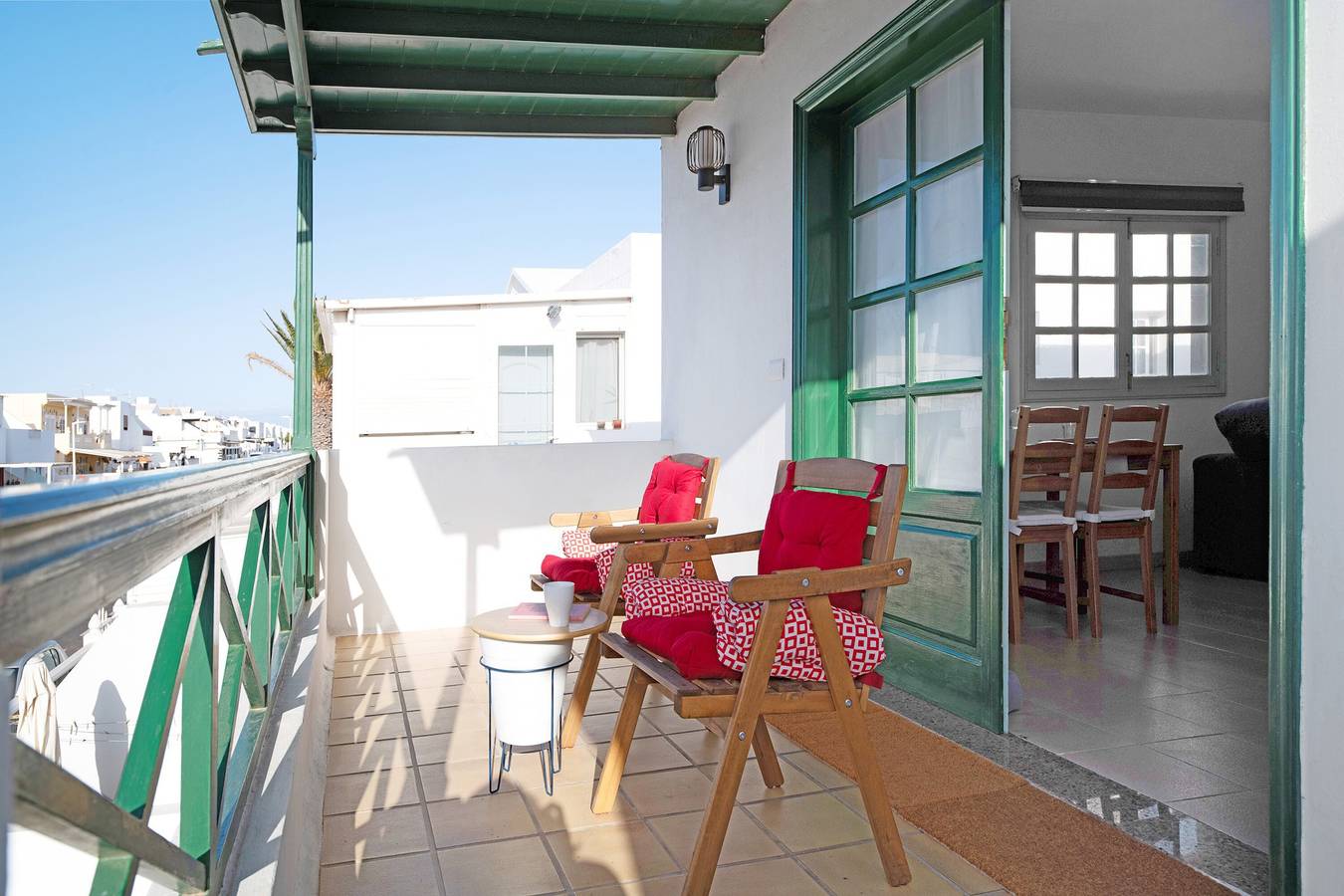 Appartement entier, Appartement de vacances 'Los Alisios Del Patron' avec vue sur les montagnes, terrasse et Wi-Fi in Playa Honda, San Bartolomé