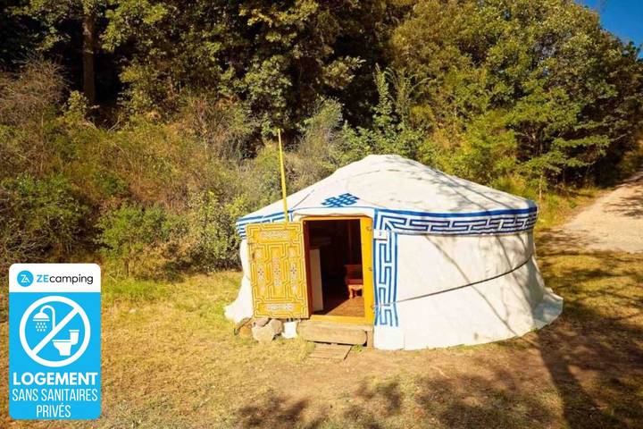 Zelt für 4 Personen, mit Kinderpool - 1