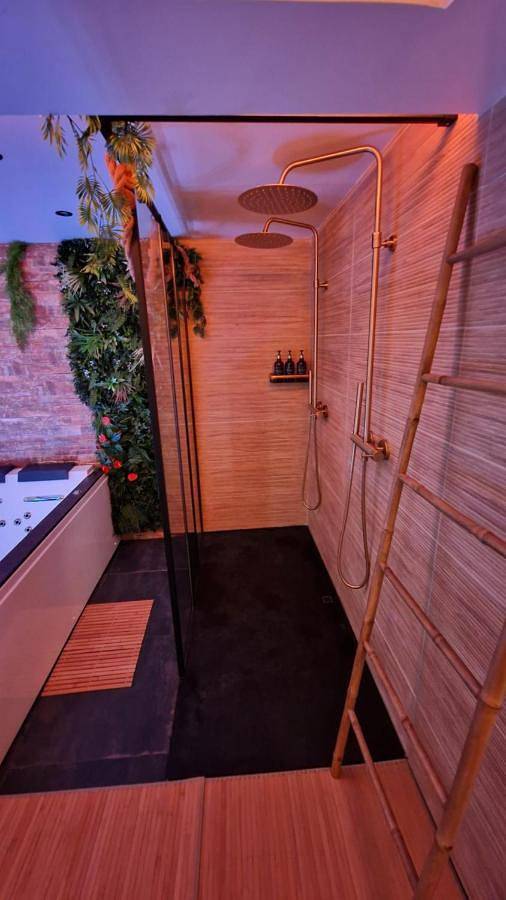 Appartement entier, Jungle Love Loveroom avec Balnéo à 10 min de Disneyland Paris in Serris, Seine-et-Marne