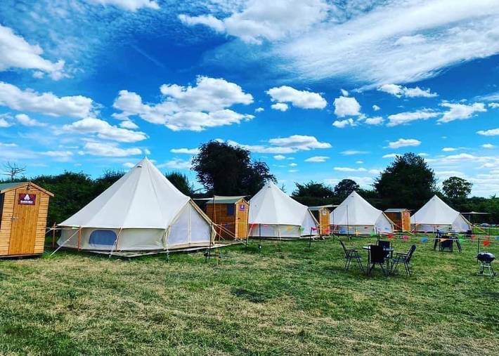 Glamping for 4 people in Norfolk