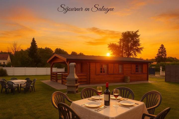 Chalet pour 4 personnes, avec jardin et vue