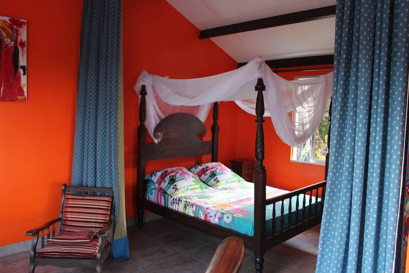 Charming bungalow with sea view in Sainte Rose in Sainte-Rose, Guadeloupe (Caribbean)
