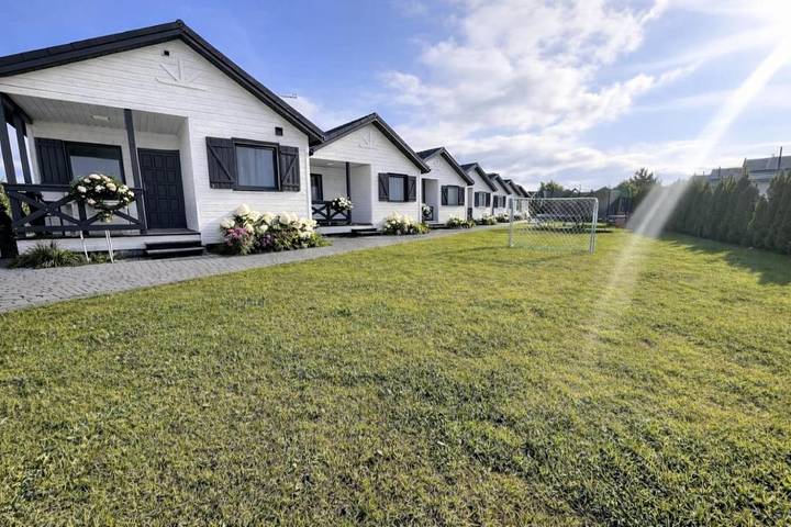 Domek letniskowy dla 8 osób, z Balkon i Taras oraz Ogród i Widok w Sarbinowo