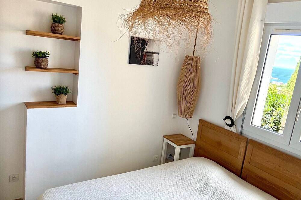 Ganze Wohnung, Appart 4 pers, 2 Bedrooms, with terrace sea view, Clim, private parking in Monticello, Calvi und Umgebung