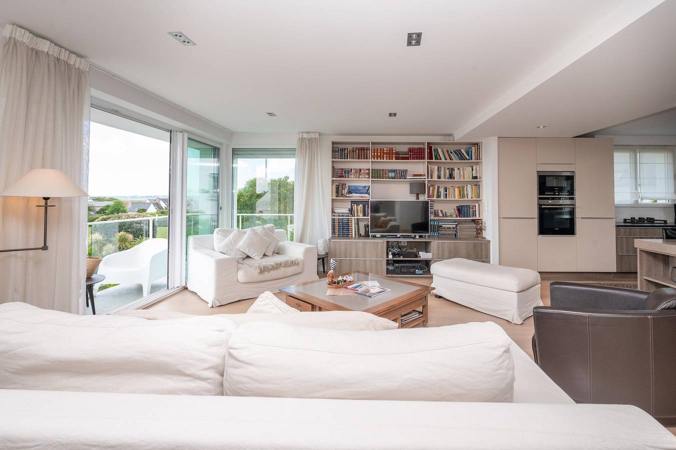 Villa 'Mamina' con vistas al mar, terraza privada y Wi-Fi in Larmor-Plage, Côte des Mégalithes
