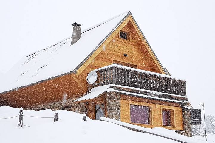 Chalet pour 5 personnes, avec jardin