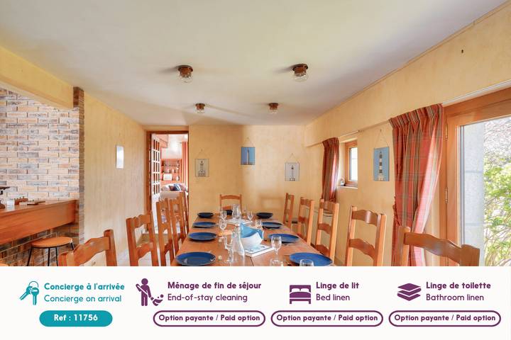 Location de vacances pour 12 personnes, avec sauna ainsi que jardin et terrasse à Penmarch - 3