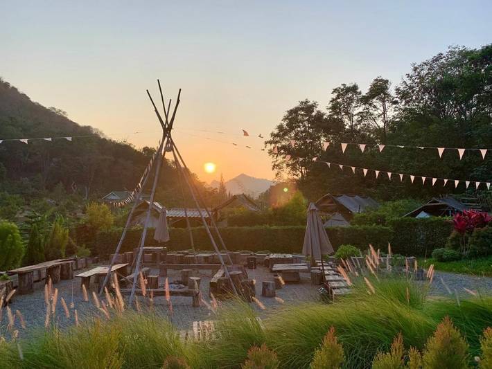 Camping für 4 Personen, mit Garten und Whirlpool in Thailand