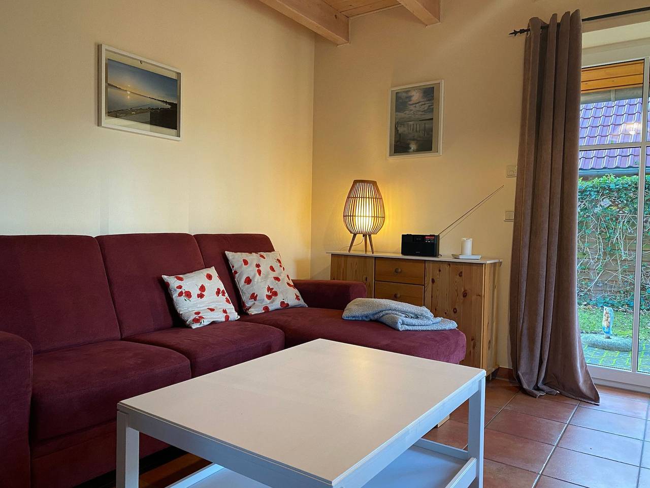 Ferienhof Landhäuser Mechelsdorf nahe Ostseebad Kühlungsborn - 4-Raum-Landhaus (3) mit Sauna und Kamin (86m²) in Mechelsdorf, Bastorf