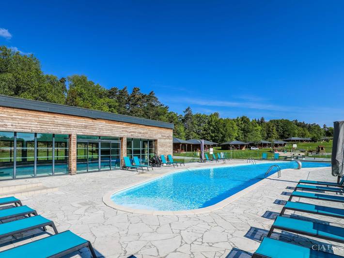 Ferienhaus für 6 Personen, mit Seeblick und Ausblick sowie Terrasse und Sauna, mit Haustier in Frankreich - 3
