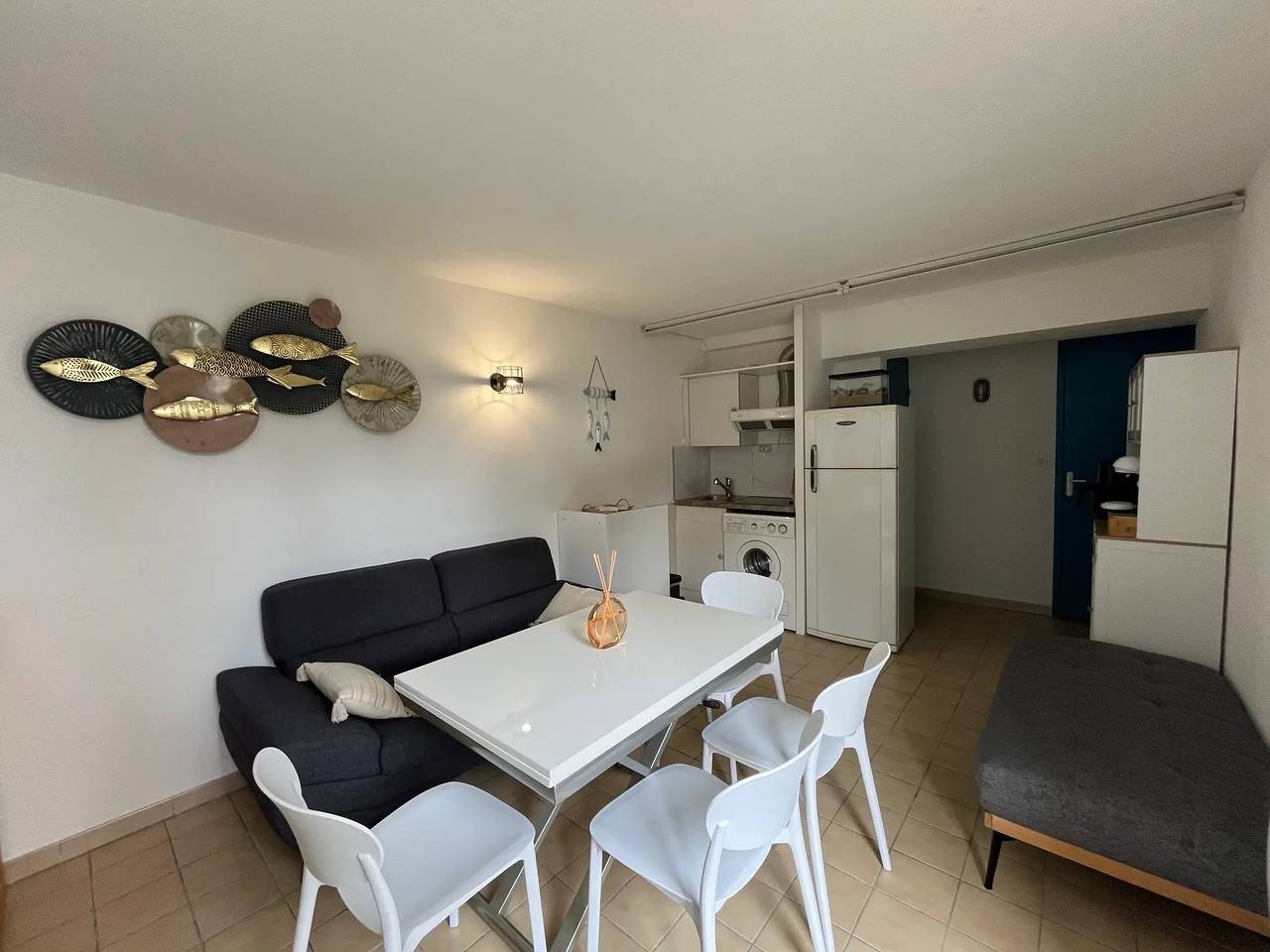 Apartamento entero, Apartamento 'Charmant L'Oasis' con piscina compartida, terraza privada y jardín privado in Vert-Bois, Dolus-d'Oléron