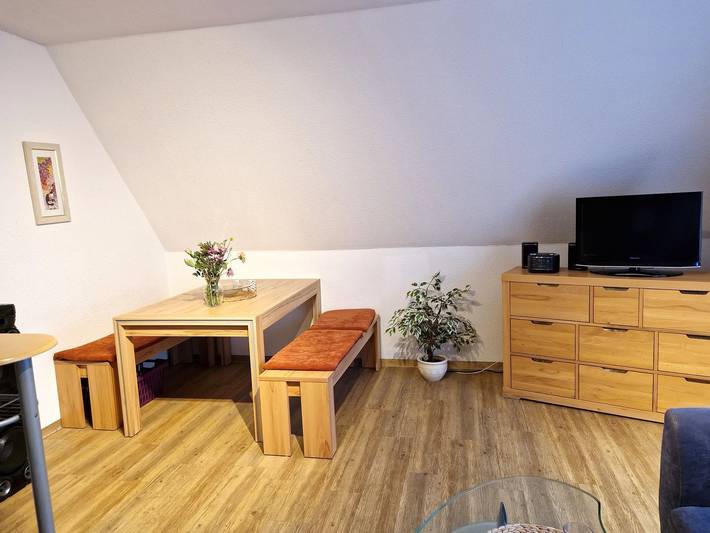 Ferienwohnung für 2 Personen, mit Balkon am Strand Norddeich