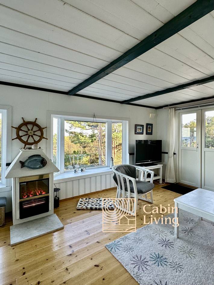 Cottage für 8 Personen mit Meerblick in Lillesand