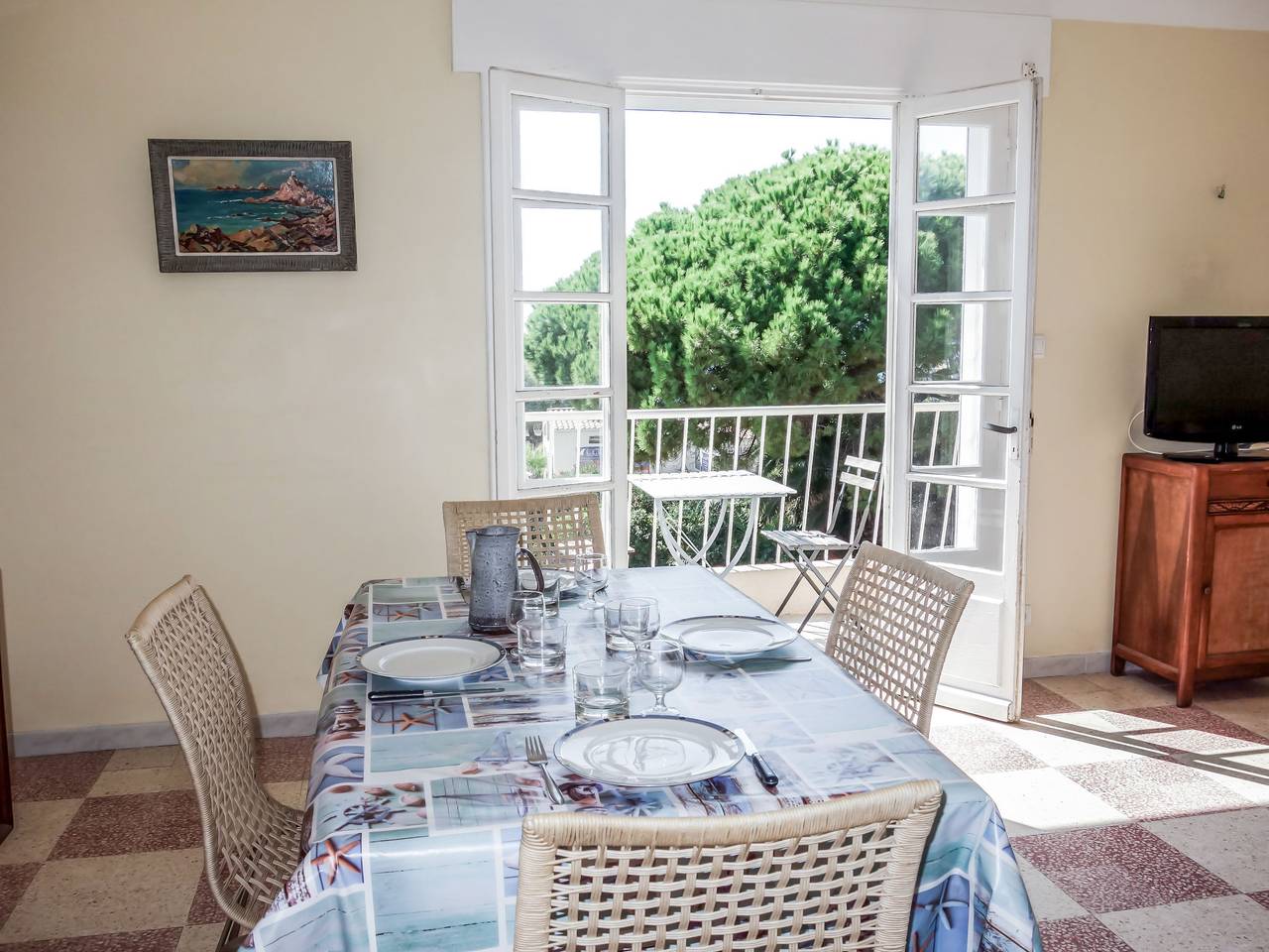 Ganze Wohnung, Les Trois A in Les Lecques, Saint-Cyr-sur-Mer