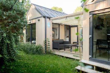 Ferienhaus für 3 Personen, mit Whirlpool und Sauna sowie Garten, kinderfreundlich in Halbinsel Hel