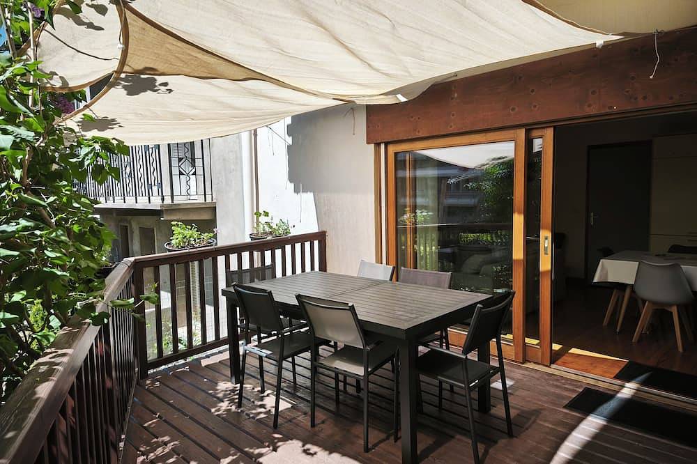 Ganze Wohnung, 4* family apartment, terrace, garden and fireplace in Briançon, Serre Chevalier