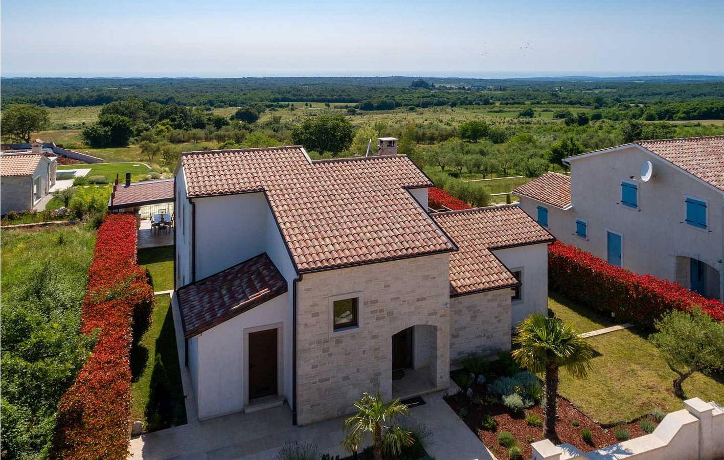 Ferienhaus für 8 Personen mit Terrasse in Općina Višnjan, Zentralistrien