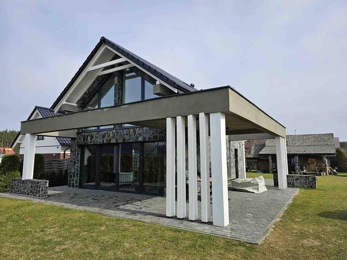 Willa dla 6 osób, z Jacuzzi i Taras oraz Ogród i Sauna na Kaszuby