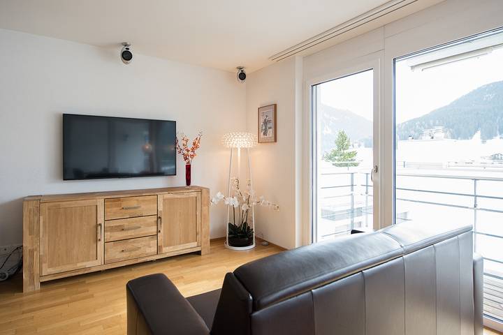 Ferienwohnung für 4 Personen, mit Garten und Ausblick in Davos - 3