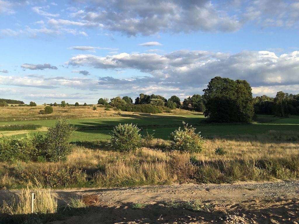 Le vert grand ouvert in Wesenberg, Mecklenburg-Strelitz