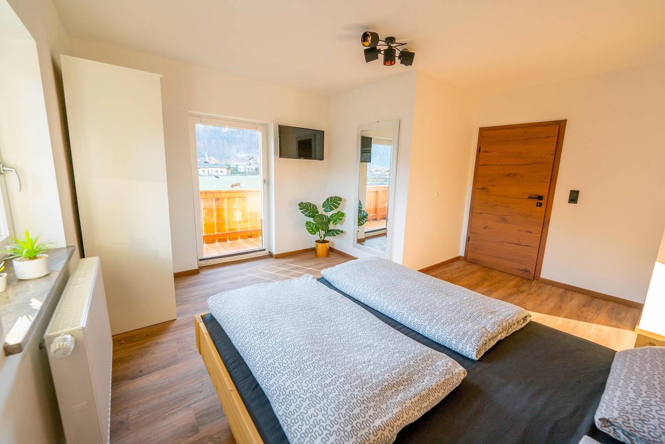 Ganze Wohnung, Apartment „Ferienwohnung Schulerhof“ mit Bergblick, Balkon und Wlan in Oberau, Bayerische Alpen