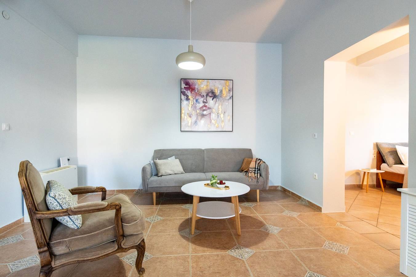 Ganze Wohnung, Ferienwohnung für 4 Personen mit Garten in Tavronitis, Chania und Umgebung