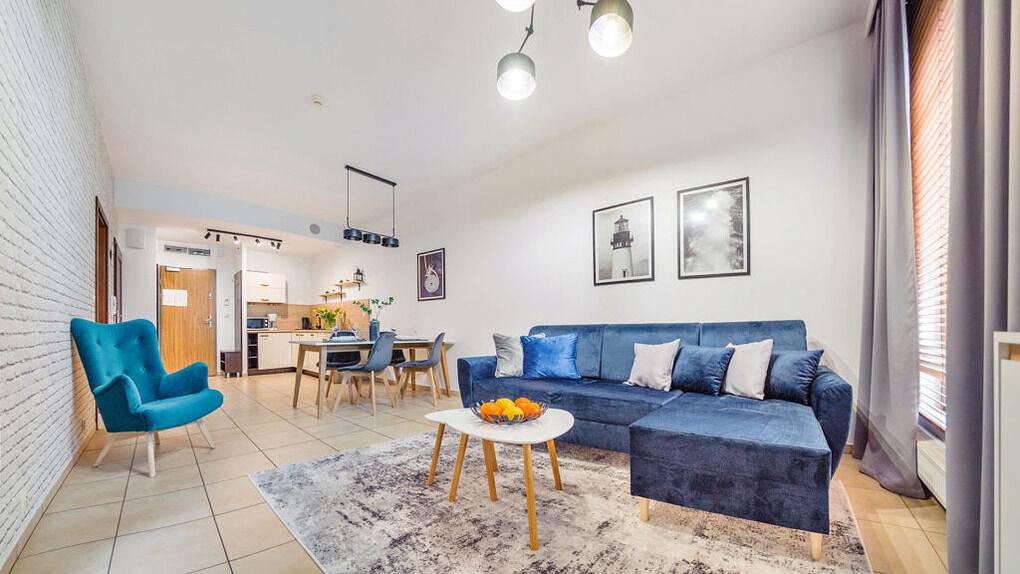 Cały apartament wypoczynkowy, Apartament wakacyjny dla 4 osób z taras in Kołobrzeg, Morze Bałtyckie