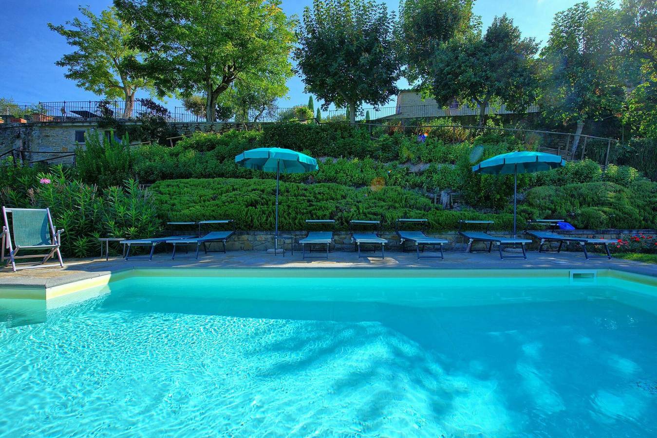 Villa für 12 Personen mit Balkon in Cortona, Arezzo Provinz