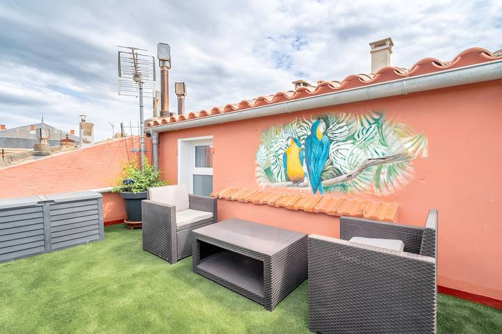 Casa de vacaciones 'Le Parcours Cathare' con vistas a la montaña, Wi-Fi y aire acondicionado in Olonzac, Canal del Mediodía