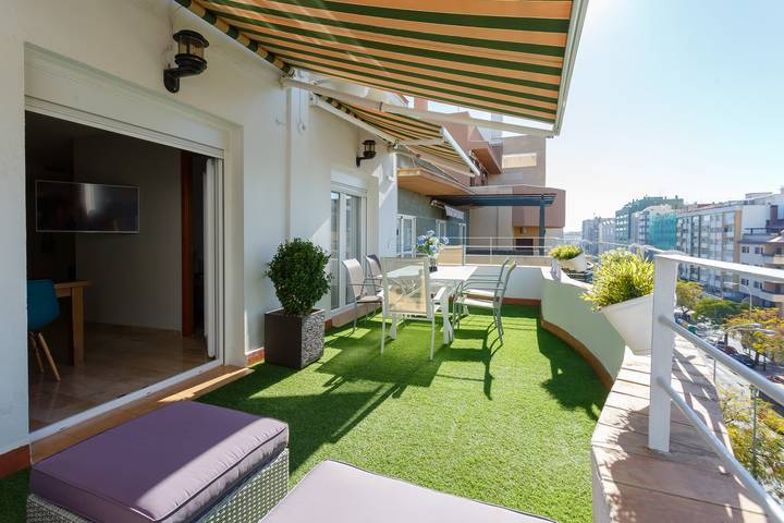 Vakantieappartement voor 5 personen, met terras in Cádiz