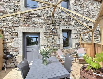 Gîte pour 3 personnes, avec terrasse, animaux acceptés à Plourivo