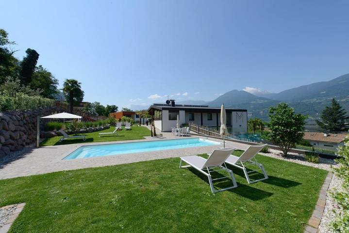 Lodge für 6 Personen, mit Garten und Pool sowie Ausblick, kinderfreundlich in Trentino-Südtirol - 3