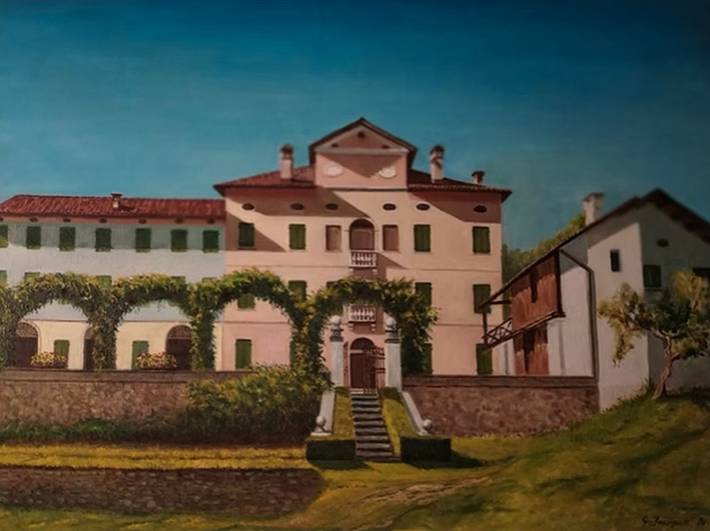Gîte pour 4 personnes, avec jardin à Santa Giustina