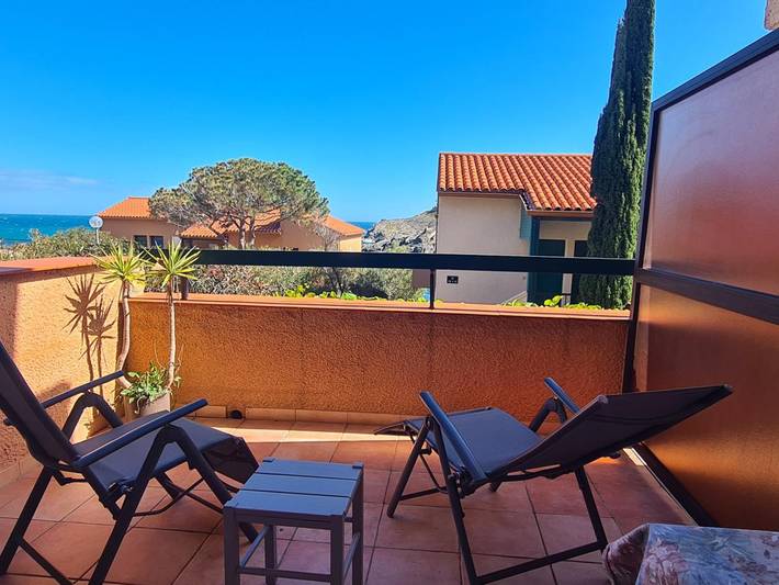 Ferieleilighet for 4 personer, med Balkong og Terrasse i Collioure