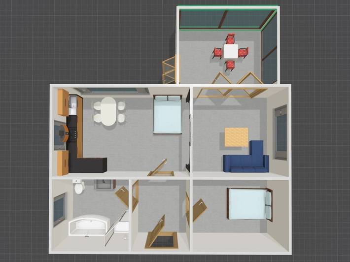 Ferienwohnung für 4 Personen, mit Terrasse und Garten in Kolding - 3