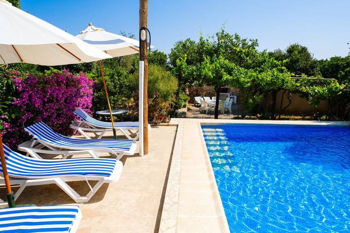 Ferienhaus für 8 Personen, mit Balkon und Garten auf Ibiza