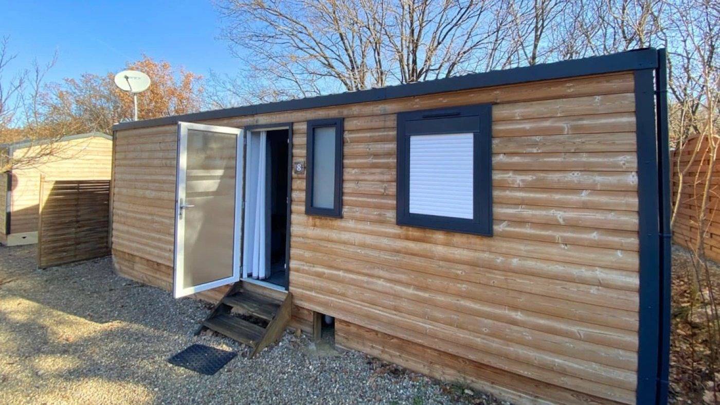 Zecamping 3* dog friendly mobil-home Tv clim 29m2 5 pers in Bauduen, Brignoles Region