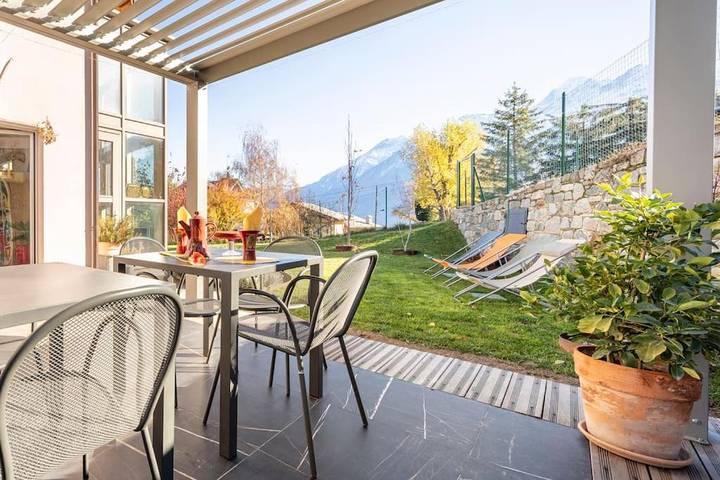 Chambre d’hôte pour 2 personnes, avec jardin et vue, animaux acceptés à Aoste - 4