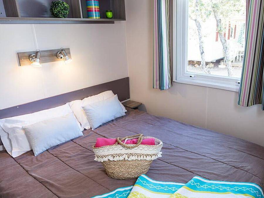 Yelloh! Village Camping Domaine des Bans - Mobilhome 6 personas - Mobil-home | Premium | 3 Dormitorios | 6 Pers | Terraza Salón | Aire acondicionado | Tv in Corcieux, Parque natural regional de los Ballons des Vosges