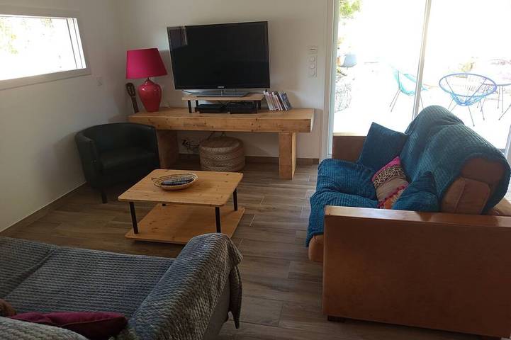 Villa pour 6 personnes, avec jardin et terrasse ainsi que jacuzzi et piscine, animaux acceptés à Pianottoli-Caldarello - 3