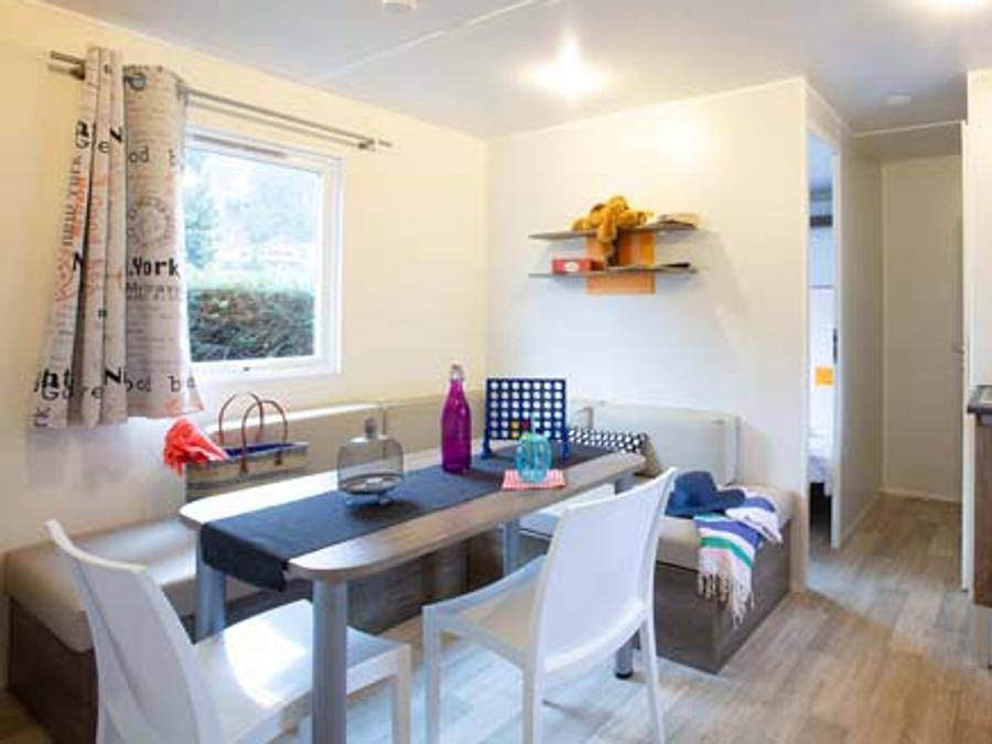 Sunêlia Domaine de Champé - Mobilheim 6 personen - Sunêlia Prestige Déclik 3 Zimmer 35m² - Tv - Überdachte Terrasse in Bussang, Regionaler Naturpark Belchen der Vogesen