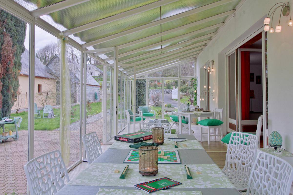 Gîte voor 6 personen met terras in Bartrès, Hautes-Pyreneeën