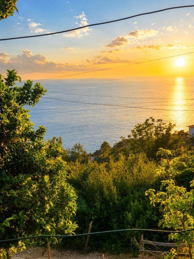 Appartement de vacances pour 3 personnes, avec Balcon ainsi que Terrasse et Vue