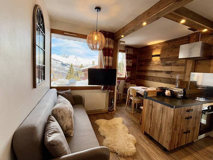 Appartement de vacances pour 4 personnes, avec terrasse dans La Plagne