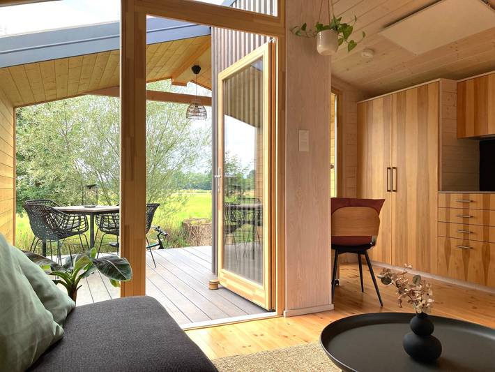 Ferienhaus für 3 Personen, mit Garten und Balkon in Mecklenburgisches Elbetal