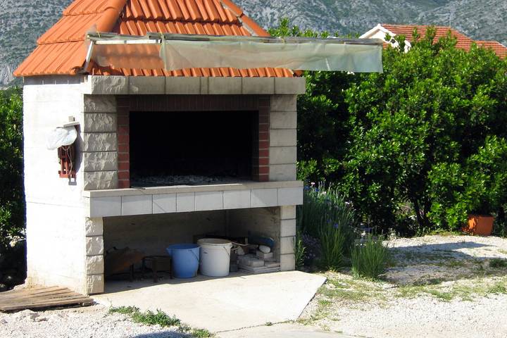Ganze Wohnung, 2-Zimmer-Ferienwohnung mit Terrasse und Meerblick Kneza, Korcula -b in Račišće (Dalmatien), Korcula